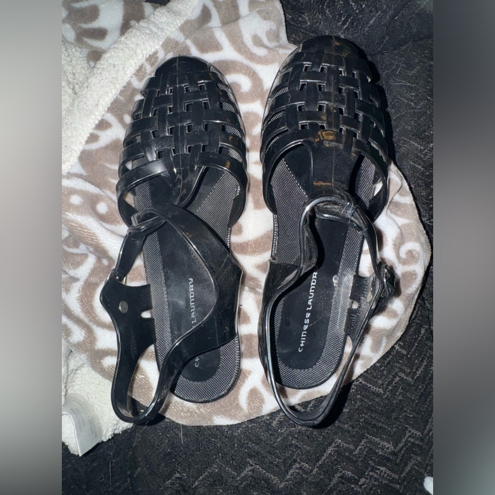 Chinese Laundry Jelly Sandals - size 38